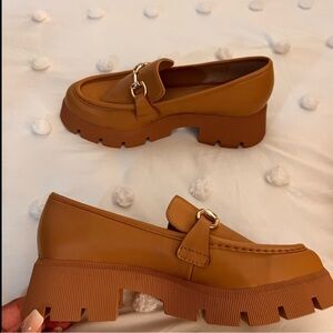 BCBGeneration Tan Flats Timeless Moccasin-Style Loafers